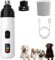 Gesmay Silent Grind Pro for Dogs, 2-Speed Electric Dog Nail Grinders, Super Quiet Dog Nail Grinder, Nail Grinder for Dogs Claws, Rechargeable Pet Nail Trimmer for Small Medium Large Dogs & Cats