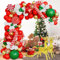 Weihnachts Luftballons, FainFun 111 Stück Zuckerstangen Deko, Folienballons Weihnachten, Ballonbogen für Weihnachten Dekoration