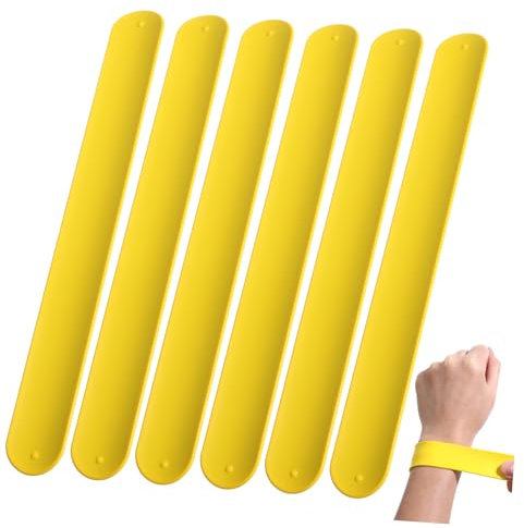 VICASKY Lot de 12 bracelets en silicone tendance pour garçons et filles - Sans danger pour les fêtes