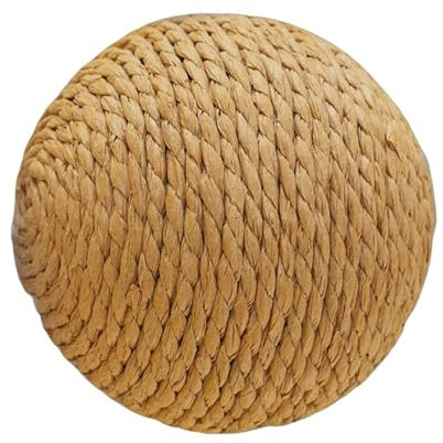 Katzen-Sisalball, natürlicher Sisal-Kratzball | Kitten Interactive Natürlicher großer Ball | Kaninchen-Kratzball-Spielzeug, Kratzball für Haustiere, Kaninchen, Welpe