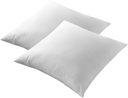 Moln Kopfkissen 65x65 cm 2er Set, Oeko-TEX Zertifiziert Kissen, mit 100% Mikrofaser-Füllung, Waschmaschinengeeignet Schlafkissen