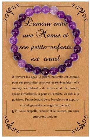 LmashRbaiw Cadeau Mamie Bracelets Cadeau Fete des Grand Mere Pour Mamie Cadeau Fete des Meres Pour Grand Mere Cadeau Anniversaire