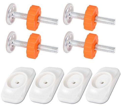 Tunejoy Druckschrauben für Kindergitter und Sicherheits Wandschutz Pads Treppengitter Schrauben für Kindersicherung Türen Haustier Türgitter M10