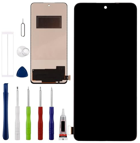 Vvsialeek [con marco] Reemplazo de pantalla OLED compatible con Xiaomi Redmi Note 11 Pro 5G [6.67] 21091116I, 2201116SG Pantalla táctil LCD con kit de herramientas