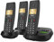 Gigaset Pure 220A Trio - 3 Téléphones DECT sans Fil avec répondeur - Blocage d’Appel et Fonction Mains Libres - Répertoire 80 Contacts, Noir Anthracite [Compatibilité avec DE, IT, FR, NL, Che, AUT]