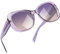 Joopin Occhiali da Sole da Donna Cateye Retro TR90 Polarizzati Occhi di Gatto Oversize Moda Vintage Occhiale da Sole (Rosa Viola Sfumato)