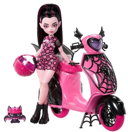 Draculaura und Sein Monster Scooter hig