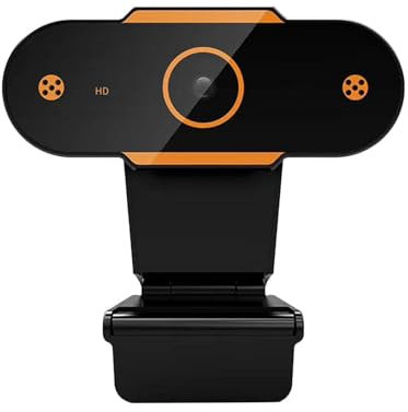 Hd Webcam - Mini Usb Web Camera, Auto Streaming Cam, Wide Angle Lens | Webcam With Privacy Cover, Full Hd Laptop For Pc Desktop Video Calls, Online Meetings, Conferences, Content Creation