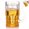 JZLEJC 420 ml de fausse tasse de bière, plastique à double couche modèle mezzanine drôle mezzanine avec poignée pour farce décor