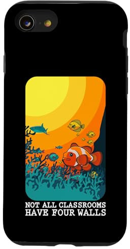 Not All Classrooms Have Four Walls Underwater World Ocean Case for iPhone SE (2020) / 7 / 8