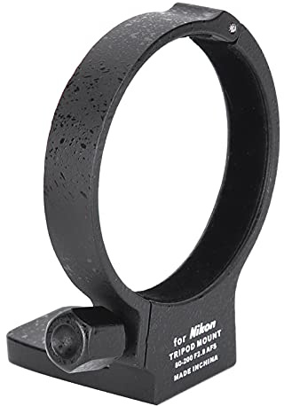 Qcwwy Andere Objektivzubehör Aluminiumlegierung Stativkragen mit Flockenrotationsschloss Compatiblew mit SP 70-300 Mm 1: 4-5,6 VC USD AF 80-200 Mm Objektivlinsenmontage Ringe Objektivmontage Ring Ring