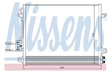 Nissens 940098 Kondensator, Klimaanlage