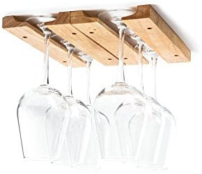 Fox Run Support pour verres à vin en bois, 27,9 x 17,8 x 1,9 cm, marron