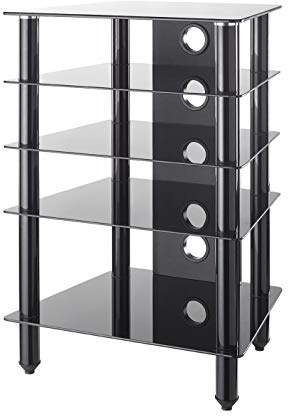 MMT Furniture Designs Hfblk610 Étagère fixe Noir
