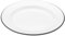 KitchenCraft Living Nostalgia Enamel Breakfast Plate, White/Grey, 24 cm (9.5 inch)