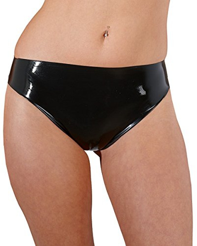 The Latex Collection Damen 29000501041 String, Schwarz (Nero 001), L EU