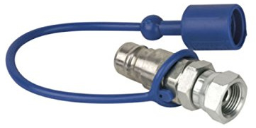 Showtec CO2 3/8 to Q-Lock adapter male