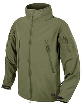 Helikon Tex Gun Fighter Giacca – Shark Skin vento Blocker – Olive Green, L