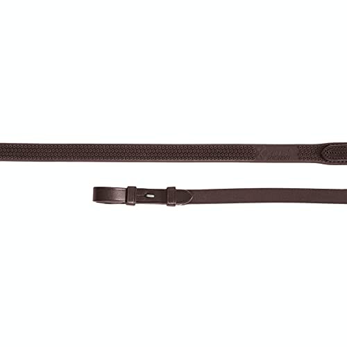Shires Aviemore Eventa Rubber Grip Reins (48 (120 CM), Havana)
