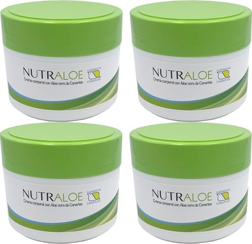 Nutraloe Aloe Vera Feuchtigkeitscreme 250ml x 4 Einheiten