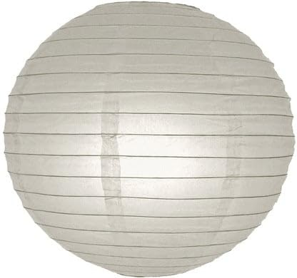 5 x Grau lampion 45 cm