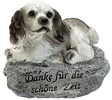 itsisa Grabschmuck Hund, klein - Grabstein, Gedenkstein, Gedenktafel Haustier