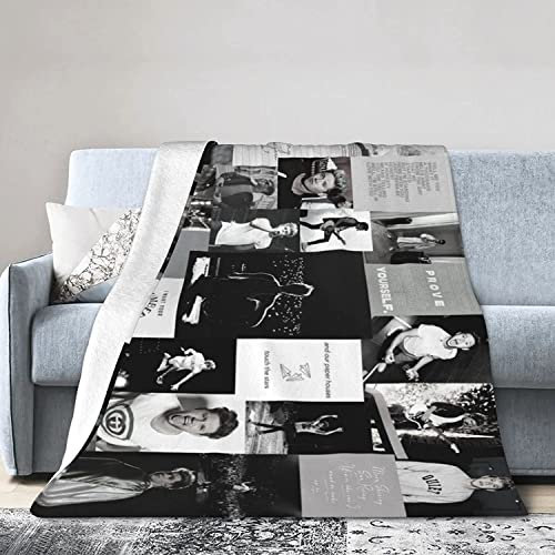 Fleecedecke für Sofa, Camping, superweich, leicht, gemütlich, luxuriös, Flanell-Bettdecke, Niall Irland Horan, flauschig, 150 cm x 125 cm