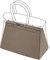 DGAZ Taschenformer Einsatz, Tasche Shaper Einsatz für Birkin 25/30/35/40, Satin Tascheneinsatz für Damen Handtasche (Etoupe Grey, Birkin 35)
