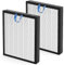 2 Pack Vital 200S True HEPA Replacement Filter Compatible with LEVOIT Vital 200S Air Purifie r, 3-in-1 H13 Ture HEPA and High-Efficiency Activated Carbon Filter, Replace Part #Vital 200S-RF, White