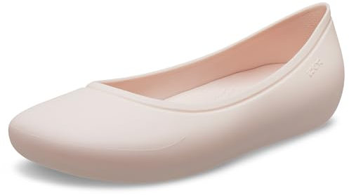 Crocs Femme Brooklyn Flat Chaussures Plates, Quartz, 34/35 EU