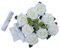 MagiDeal Décoration Florale Avant de Voiture de Mariage, Couronne de Bouquet de Fleurs artificielles, Fleur de mariée pour Festival, fête, église, Mariage, Blanche