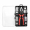 Uadme 5 in 1 Multifunctional Plier Set, Interchangeable Wire Stripper, Crimping Tool, Cable Cutter, Electrician Scissors & Linesman Pliers, Electrician Tool Kit with Storage Case