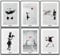 Banksy Poster Set Kunst Wanddeko Moderne Bilder Schlafzimmer Deko Wohnzimmer Dekoration Homeoffice Kunstbilder Gemälde (6x A4 | Ohne Rahmen)