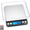 LOFICOPER Digitale Feinwaage, 500g/0,01g Digitale Küchenwaage mit 6 Einheiten, LCD Bildschirm, PCS-Funktion, Professionelle Electronische Waage für Kaffee, Schmuck - Schwarz