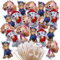 Toyland® Pack Of 20 - Assorted Paw Patrol Character Mini Balloons - Sticks And Cups Included - Birthday Party Decorations