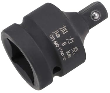 TOP-VIGOR Réducteur de douille à choc 1 (femelle) à 1/2 (mâle) pour clés à chocs pneumatiques, visseuse à percussion, clé dynamométrique, perceuse électrique, barres de disjoncteur, cliquets, acier