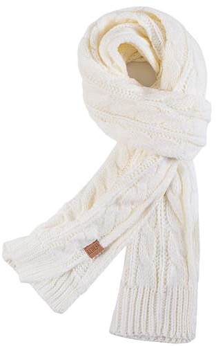 REDESS Women's Big Knit Scarf Winter Warm Long Wrap Cashmere Wool Thick Winter Large Chunky Scarf for Women