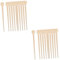 WOONEKY 2 Set Di Fermagli Per Permanente Bigodini Set Di Accessori Per Lo Styling Per Bagnati Fissaggio Sicuro 2 Confezioni*2