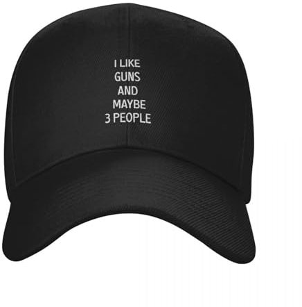 CWCMZDH Baseballmützen Baseball Kappe Ich mag vielleicht 3 Leute Liebhaber lustige Squad Geschenke Baseball Cap Bergsteigen Designer Hut Herren Caps Frauen