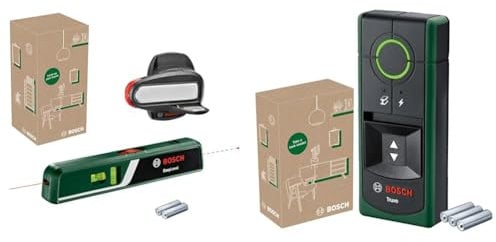 Bosch Professional Akkuschrauber GO (inkl. 25-tlg. Bit-Set, USB-Ladekabel, L-BOXX Mini) & Laser Entfernungsmesser GLM 40 (Flächen-/Volumenberechnung, max. 40 m, 2x 1,5-V Batterien, Schutztasche)