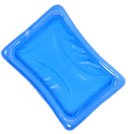 MAGICLULU Aufblasbares Rechteckiges Kühl-serviertablett Vielseitig Als Eisbehälter, Wassermatte Und Sandkasten, Strapazierfähiges Pool-zubehör Für Grillpartys, Picknick, Camping Und Sommerve