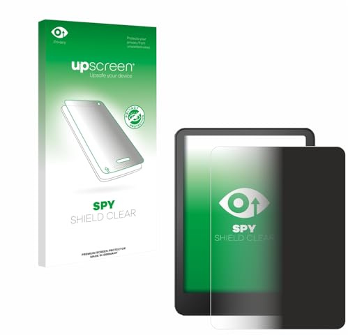 upscreen Anti-Spy Blickschutzfolie für Amazon Kindle Paperwhite 2024 (12. Gen.) Made in Germany, Privacy Screen-Folie [Sichtschutz, Blaulichtfilter]