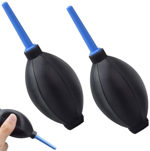 2Pcs Air Blower, Rubber Dust Blower, Powerful Bulb Air Pump Dust Blower for Card Making Embossing Ink, Blowing Dust Air Duster for Computer Keyboard Camera Cleaning,Air Blower