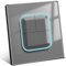1/2/3/4 gang 2 way Black/White/Grey Tempered Glass Panel Acrylic Push Button Wall Socket Light Switch LED Indicator Lights 86mm*90mm (3 gang 2 way grey)