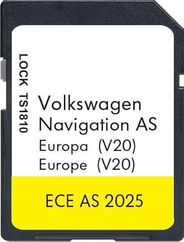 Navigation AS Europa V21 SD Card for Discover Media ECE AS 2025/2026 Map Update