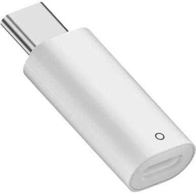 Adattatore USB C per Apple Pencil 1ª Generazione, iPad 10 Generazione Compatibile con iPad 10ª Generazione 2022, Ricarica Rapida e Sincronizzazione Bluetooth, Design Compatto, Portatile e Sicuro