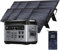 P2001 PLUS Centrale elettrica portatile da 2400W, 2 pannelli solari da 200 W, 2048Wh LiFePO4 per camper,Ricarica rapida da 1800 W, controllo APP intelligente, adatto per casa e campeggio