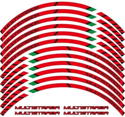 Adesivi Riflettenti Per Cerchi Moto, Strisce Per Per Ducati Multistrada 1260 1200
