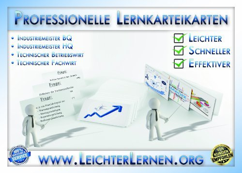 Lernkarteikarten Industriemeister Basisqualifikation (BQ) 190 Fragen und Antworten Zusammenarbeit im Betrieb (ZIB)