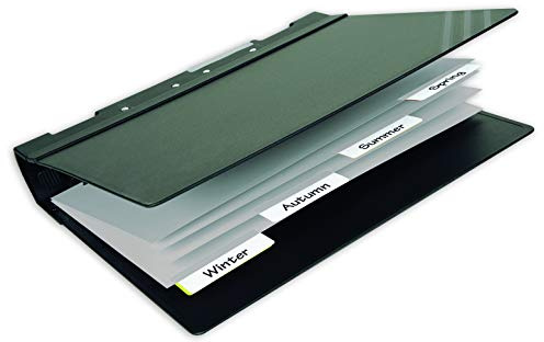 Djois, 10513 – Onglets d’Indexation Permanents, 12 x 40 mm, 48 Stück, Weiß | PET, Permanent Selbstklebend, Beschriftbar, Wischfest, für Ordner, Bücher und Dokumentenorganisation